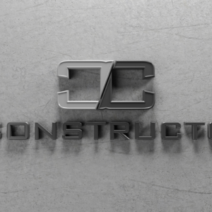 3D Logo Concrete Background - Angle0002